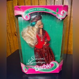 NEW 1994 Mattel Limited Edition Season's Greetings Holiday Barbie